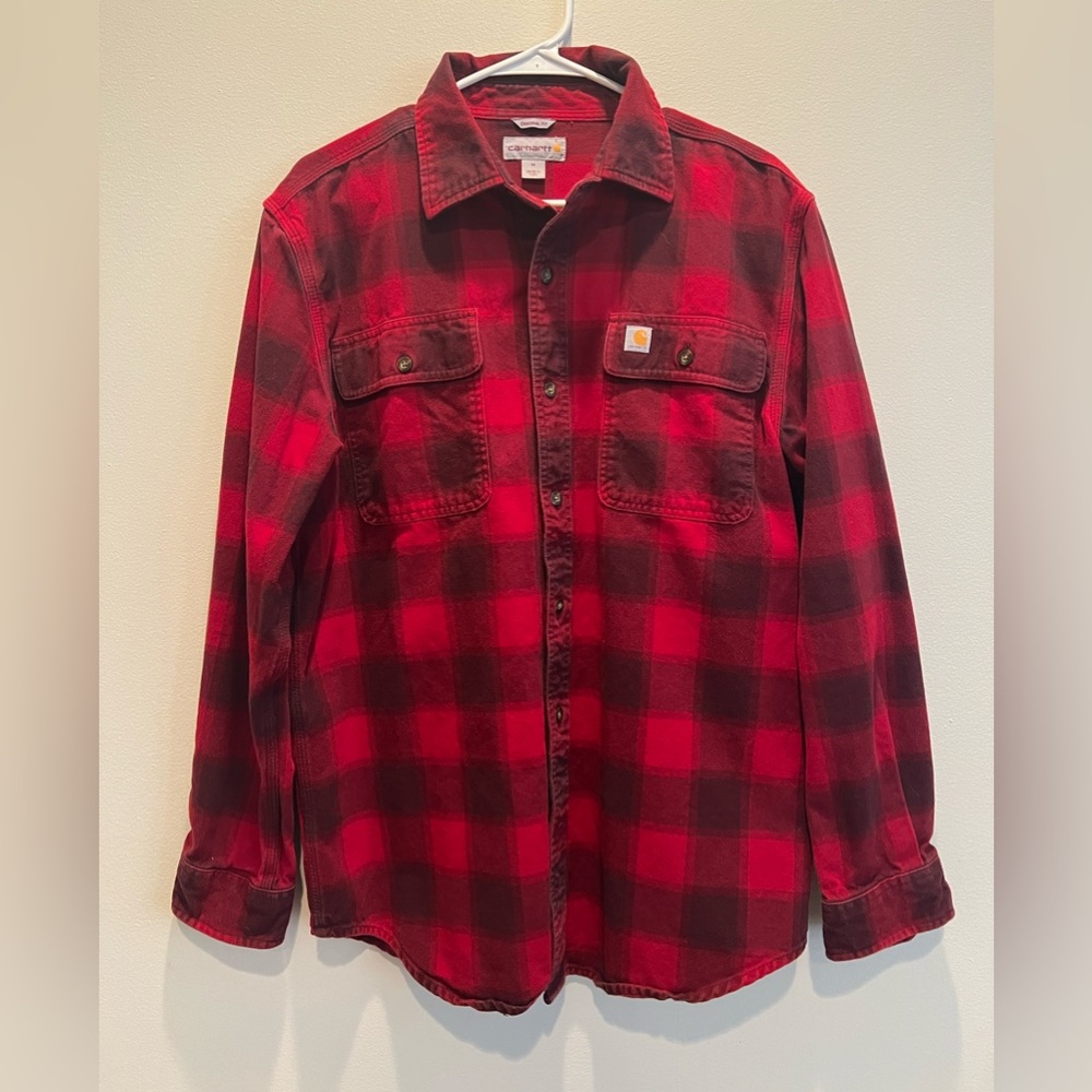 Men’s Carhartt Flannel - Triple Stitching! - Medium